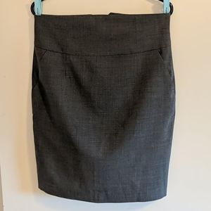 Banana Republic Grey Pencil Skirt